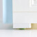 Nafenai 65 cm大きの手を伸ばすために、引き出し式収纳司斯特子供試箱ピカラスティック供箪笥简易ベドのおもちちゃん棚5斗棚白+青の5段