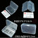 PP透明箱電子部品包装箱長方形プリスケス962カードケシリーズ単品価格格