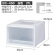 【3免1】AliceIRIIS重ねる可能性のあるあるアプリンスティーク引き出し式収納箱透明下にある収納箱簡易アリス収納箱百納箱透明/白BC-450
