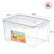 JEKO&JEKOプラスティジック冷蔵庫透明収納箱5 L 4個入収納箱菓子子密封箱薬箱整理箱携帯帯ベトロックSB-505