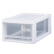 【3免1】AliceIRIIS重ねる可能性プリンスティーク引き出し式収納箱透明下収納箱簡易アリス収納箱百納箱透明/白BC-330