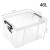 ペガサスペンマRocks整理箱46 Lプリンスティーク透明家庭用间食おもちゃんの荷物保管箱