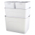 晟美ぃ尚品日本式簡単収納箱多機能収納箱おもちゃん収納箱ダウンロード収納箱4点セイントの白