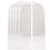 TAILI服防塵カバール掛式コバーツ透明水洗い収集袋家庭用防塵袋5点セット厚い手触り砂材質