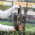 柚子町化粧品収納袋旅行洗濯バッグ防水収入韓国簡単保管袋灰色透明金
