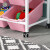 生活谷子供玩具分類収納棚幼児園子供整理棚棚大容量多段收納棚白架台4段持輪83-30-95