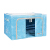 ボタンウィンドウズ型の木の葉収集箱整理箱は折りたたむことができます。オックフォード生地の大きいサイズの車載箱の衣類収納箱の3点セットLLB 5158 BLF 003青い58 L*3