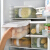 BELO冷蔵庫収納箱引出式冷凍整理箱の分類密封保存ボックスボックスボックスのプリラットステージ用ケレットの白2つの包装