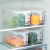 菊の葉日本冷蔵庫プリンスティーク収納ボックス4.7 L 4個入果物の鮮度保持ケス大容量キチッ食品冷凍ロッカー